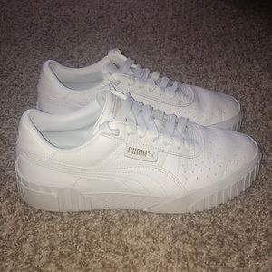 White Puma Cali Sneakers
